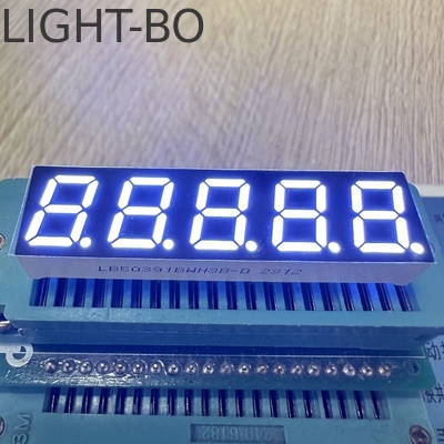 좋은 가격 7 세그먼트 LED 디스플레이 울트라 화이트 5자리 0.39인치 디지털 표시기용 일반 카토드 온라인으로