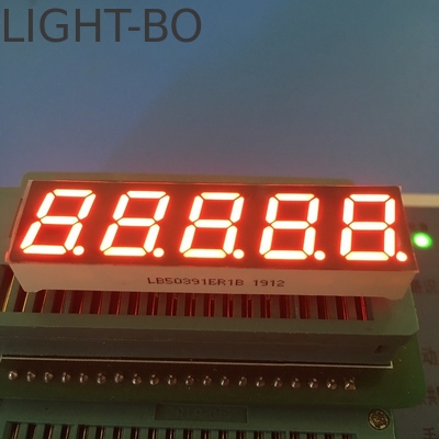 좋은 가격 7 세그먼트 LED 디스플레이 0.39인치 5자리 일반 카토드 디지털 주파수 변환기용 슈퍼 밝은 빨간색 온라인으로