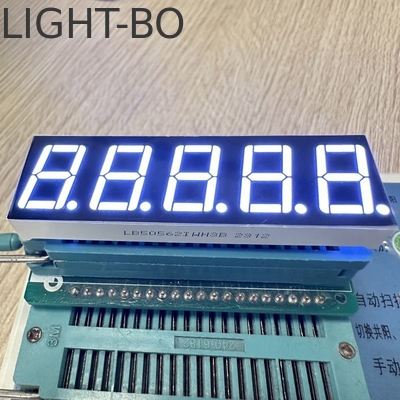 초백색 0.56인치 5자리 7개 세그먼트 LED 디스플레이 프로세스 제어용 공통 안도