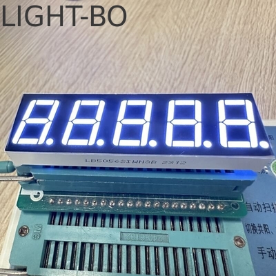 높은 밝은 빨간색 0.56인치 5자리 7 세그먼트 LED 디스플레이 프로세스 제어용 공통 안도