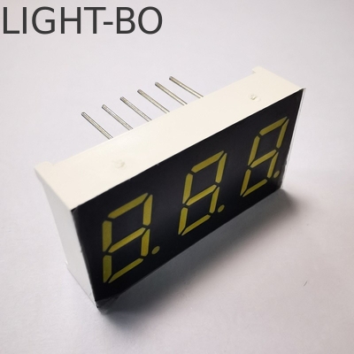 좋은 가격 오렌지 컬러 7 세그먼트 LED 디스플레이 3자리 공통 애노드 온라인으로