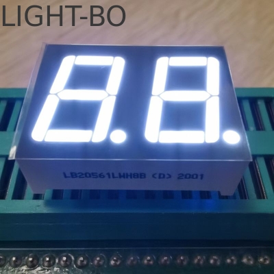 좋은 가격 일반 안오드 7 세그먼트 LED 디스플레이 두 자릿수 14.2mm 흰색 온라인으로