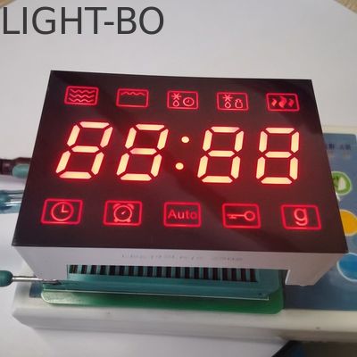 일반 안오드 초 밝은 빨간색 7 세그먼트 LED 디스플레이 4자리 Fo 마이크로 웨브 제어