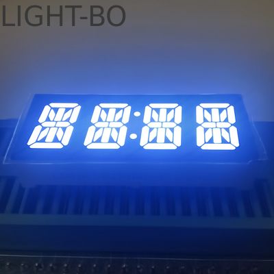 4자리 0.39인치 일반 카थो드 14 세그먼트 초 밝은 흰색 LED 시계 디스플레이