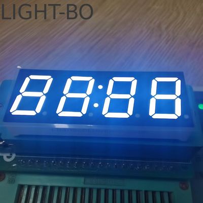 울트라 화이트 4자리 7 세그먼트 LED 시계 디스플레이 디지털 타이머를 위한 일반 카토드