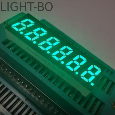 작은 크기 6자리 7 세그먼트 LED 디스플레이 주파수 변환기에 대한 일반 안오드 녹색