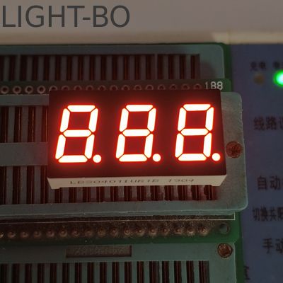 좋은 가격 0.4 인치 울트라 밝은 빨간색 7 세그먼트 LED 디스플레이 3자리 공통 애노드 온라인으로