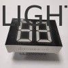 초 밝은 빨간색 일반 아노드 20mm 흰색 2자리 7 세그먼트 LED 디스플레이