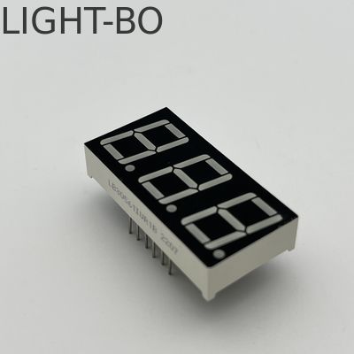 일반 카토드 초 밝은 빨간색 표면 LED 디스플레이 7 세그먼트 3자리 14.2mm 온도 컨트롤러