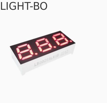 커피 메이커용 컴팩트 트리플 डिजि트 0.4인치 7 세그먼트 일반 카토드 슈퍼 밝은 빨간색 LED 디스플레이