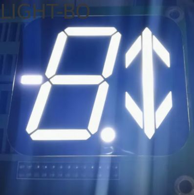 엘리베이터 층 표시용 초고휘도 백색 1.2인치 7 세그먼트 + 화살표 LED 디스플레이 40*46mm