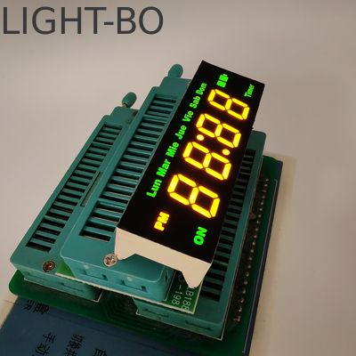 4자리 7개 세그먼트 노란색/녹색 LED 디스플레이 타이머 제어