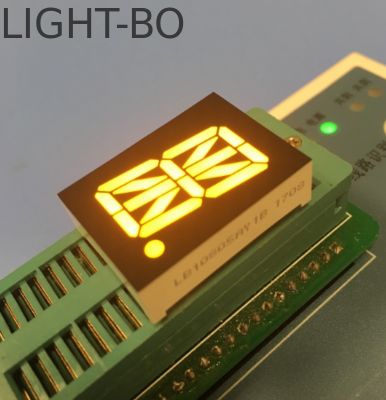 좋은 가격 0.8inch 16 Segment Alphanumeric LED Display Yellow Single Digit Common Anode For Elevator Indicator 온라인으로