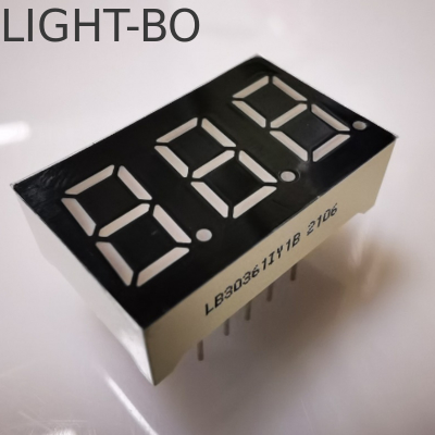 좋은 가격 7 세그먼트 3자리 9.2mm 초 밝은 앰버 LED 디스플레이 패널 미터용 공통 안도 온라인으로