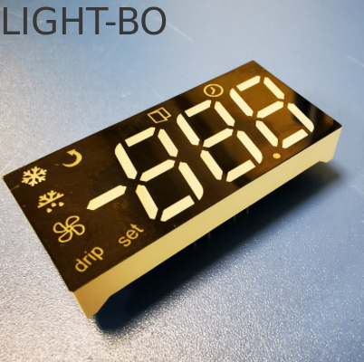 Customized multicolour Triple Digit 7 Segment LED Display Module for Refrigerator Control Panel