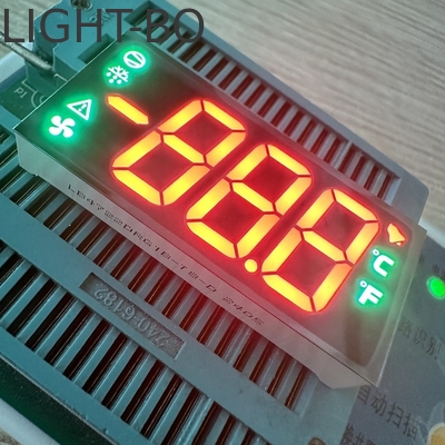 좋은 가격 Red/Pure Green LED Display 7 Segment 17mm common cathode for Digital Refrigeration Systems 온라인으로