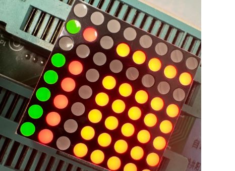 Bi-Colour Red/Green 3mm 8*8 DOT Matrix Stabler Performance Common Anode LED Display for Moving Signs