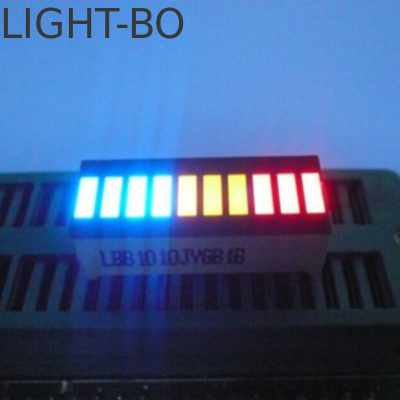 좋은 가격 25.4x10.1mm 다채로운 10 세그먼트 LED 디스플레이 모듈 라이트바 온라인으로