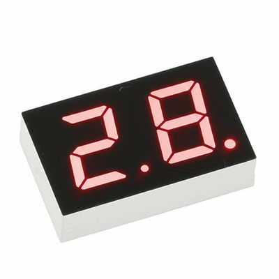 좋은 가격 가전제품용 커스텀 메이드 고휘도 레드 2자리 7mm 7세그먼트 LED 디스플레이 (공통 음극) 온라인