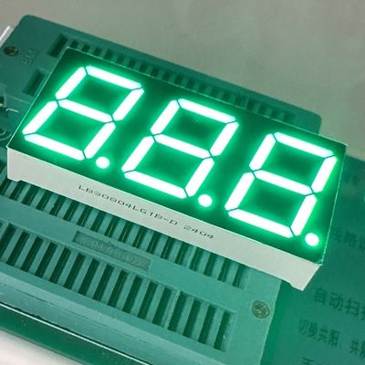 좋은 가격 Low Current Pure Green 20.32mm (0.8-Inch) 3-Digit 7-Segment Common Cathode LED Display for Temperature Controllers 온라인으로