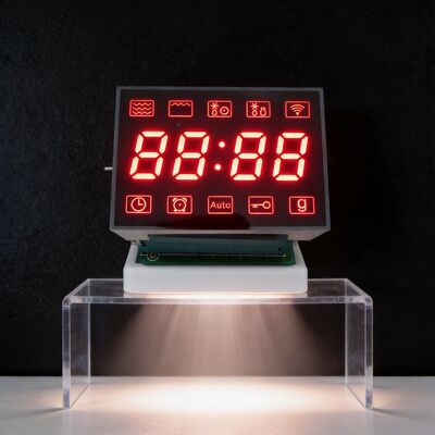 디지털 마이크로 웨이브 및 전자 측정 장비용 초 밝고 붉은색 4자리 맞춤형 LED 디스플레이