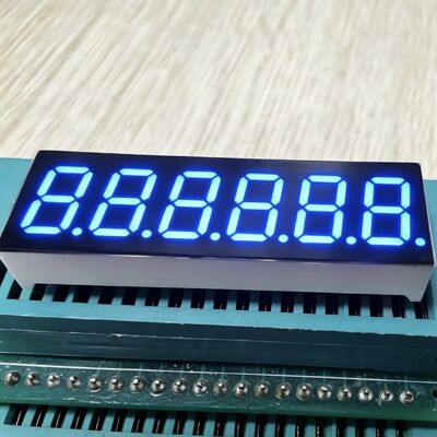 파란색 6자리 0.36인치 7 세그먼트 LED 디스플레이, 기기판에 널리 사용됩니다
