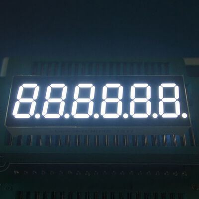 디지털 카운트다운 타이머를 위한 높은 밝은 빨간색 7 세그먼트 LED 디스플레이 6자리 9.2mm 일반 캐서드