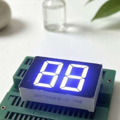 좋은 가격 디지털 워터 히터용 초 밝고 흰색 20mm 2자리 일반 카थो드 7 세그먼트 LED 디스플레이 온라인으로