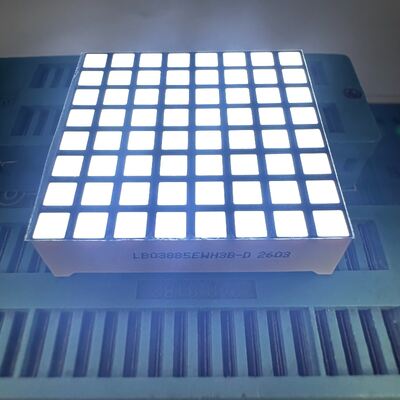 캔버스 시계 디스플레이용 초고휘도 화이트 8*8 사각 도트 매트릭스 LED 디스플레이