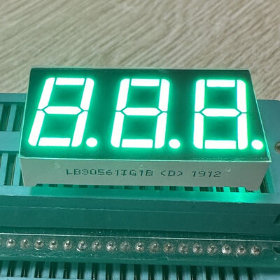 좋은 가격 일반 카토드 LED 디스플레이 온도 조절기용 초 밝은 흰색 회색 표면 7 세그먼트 3자리 14.2mm 온라인