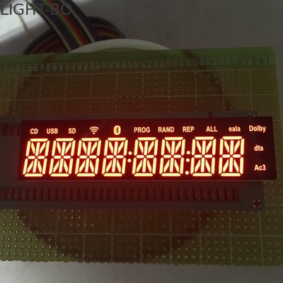 좋은 가격 Bluetooth 오디오 영숫자 지도된 전시 8 손가락 14 세그먼트 매우 빨간 쉬운 설치 온라인으로