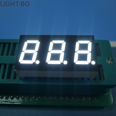 좋은 가격 3자리 0.4인치 7 세그먼트 LED 디스플레이 일반 캐서드 초 밝은 흰색 온라인으로
