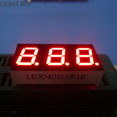 좋은 가격 0.4 인치 초 밝은 빨간색 7 세그먼트 LED 디스플레이 3자리 공통 애노드 온라인으로