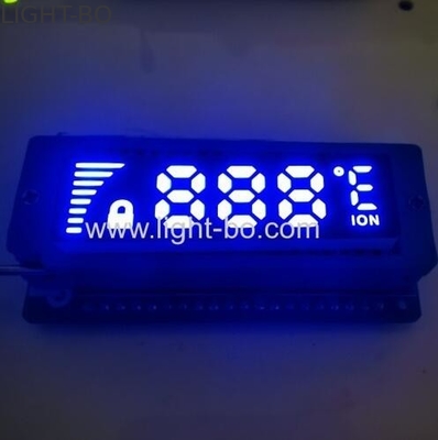 온도 컨트롤러에 대한 극 얇은 맞춤형 흰색 7 세그먼트 LED 디스플레이 공통 안도