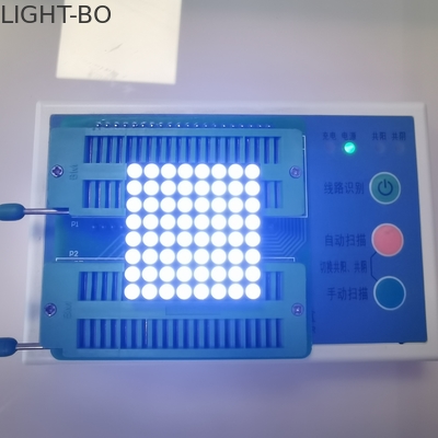 좋은 가격 635nm 100mcd 8 Ｘ 8 도트 매트릭스 LED 디스플레이 노랑색 부분 흑색판 온라인으로