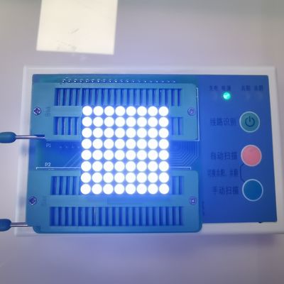 좋은 가격 디지털 표시기용 635nm 파장, 100mcd 밝기, 노란색 세그먼트 검은색 면을 갖춘 8 X 8 도트 매트릭스 LED 디스플레이 온라인