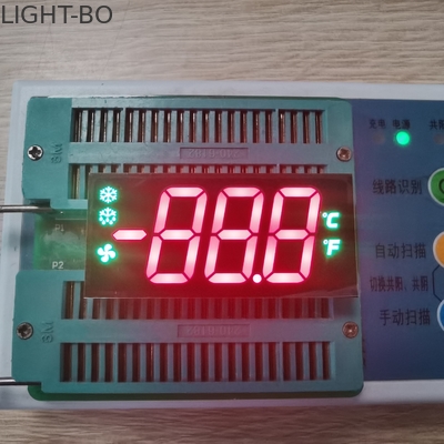 좋은 가격 냉동기 제어기를 위한 635nm 세 자리 LED 디스플레이 17 밀리미터 높이 온라인으로