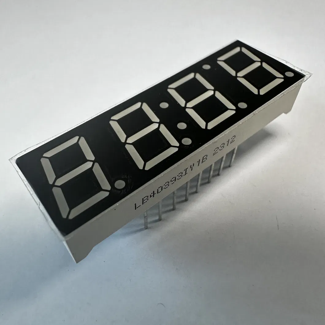 0.39"황색 7 세그먼트 LED 디스플레이 온도 습도 지표 공통 안도 1