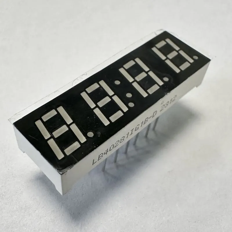 녹색 4자리 7mm LED 디스플레이 7 세그먼트 온도 조절기 공통 안도 1
