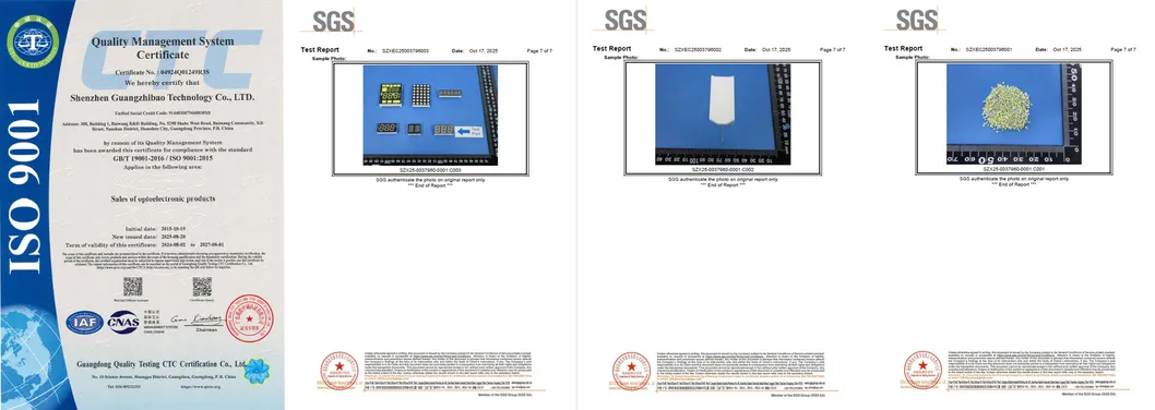 초고휘도 빨간색 3mm 16 x 16 도트 매트릭스 LED 디스플레이 행 캐소드 열 애노드 (디스플레이 스크린용) 5