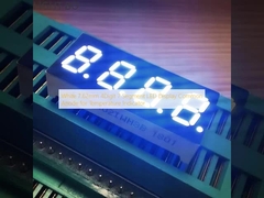 흰색 7.62mm 4Digit 7 세그먼트 LED 디스플레이 온도 표시기 공통 안도