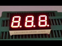 3자리 7 세그먼트 LED 디스플레이 0.4인치 온도 표시기 위해 초 밝고 붉은색