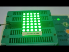 3mm 5 X 7 순수 녹색 DOT 매트릭스 LED 디스플레이 디지털 시간대 시계 표시기