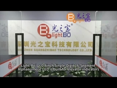 0.8인치 16 세그먼트 알파노메리크 LED 디스플레이