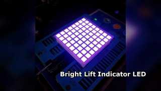 리프트용 밝은 빨간색 8x8 LED 매트릭스
