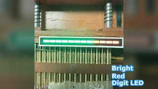 매우 밝은 빨간색 숫자 LED 디스플레이
