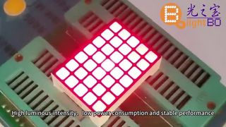 5×7 정사각형 도트 매트릭스 LED 디스플레이