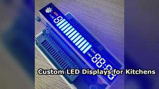 주방 후드용 맞춤형 7 세그먼트 LED 디스플레이
