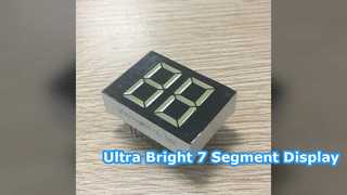 컨트롤러용 밝은 20mm 흰색 7 세그먼트 LED 디스플레이