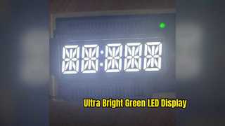 디지털 타이머용 순수 녹색 0.4인치 LED 디스플레이